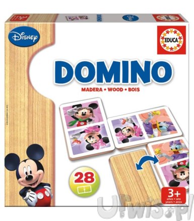 Domino drewniane